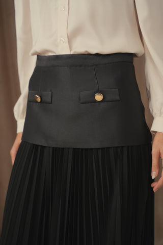 ceremony mixed media skirt
