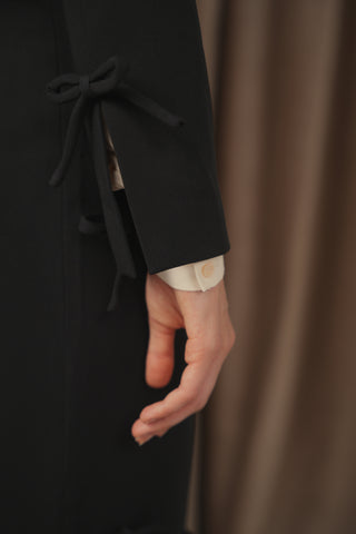 ceremony bow cropped jacket