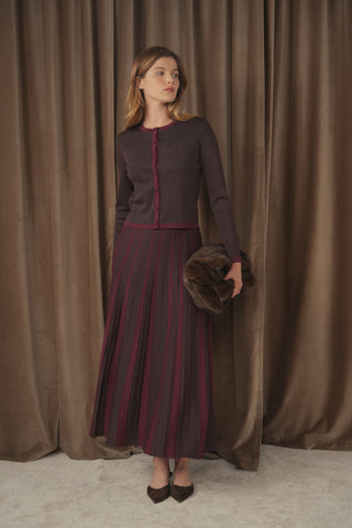 ceremony lurex knit skirt