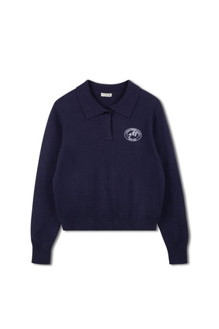 Point Fine Knit Polo