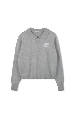 Point Fine Knit Polo