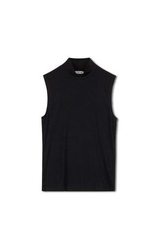 Point Sleeveless Turtleneck