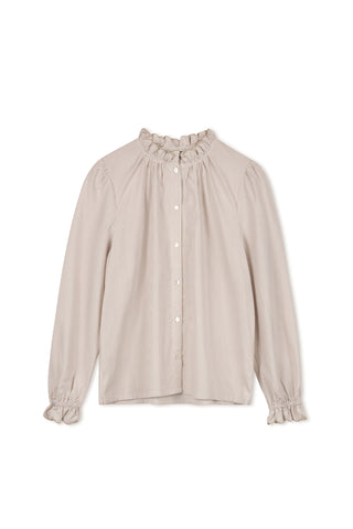 Point Ruffle Blouse