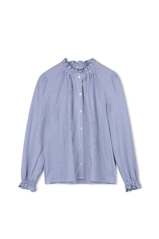 Point Ruffle Blouse
