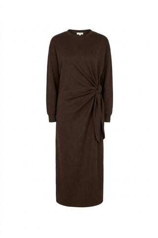 point side tie dress