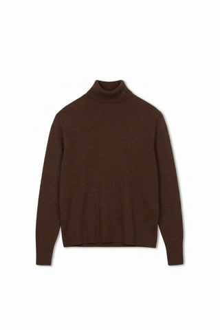 point classic turtleneck sweater