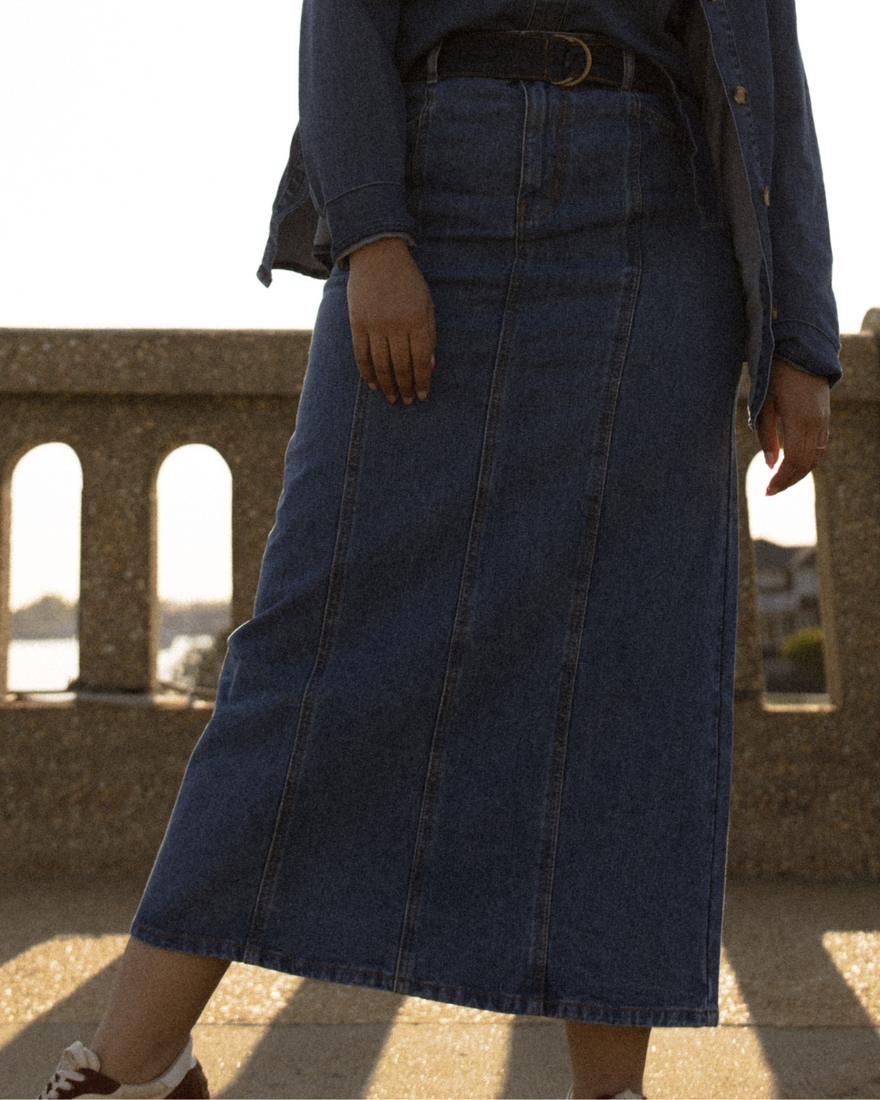hd looped belted skirt