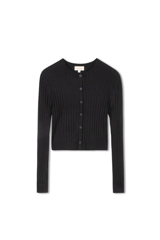 Cinnamon Ribbed Cardi