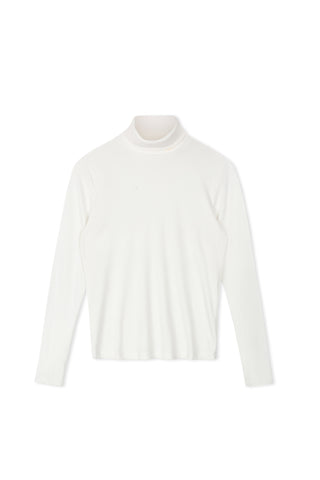 Point Jersey Rib Turtleneck