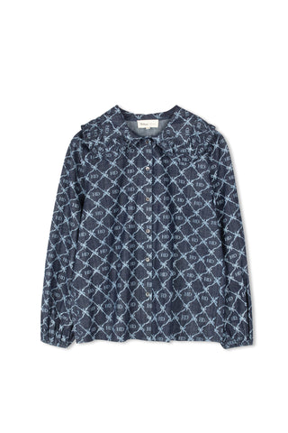 HD Ruffled Neck Shirt