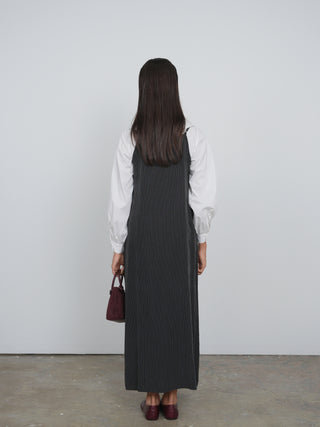 Point Brushed A-line Maxi