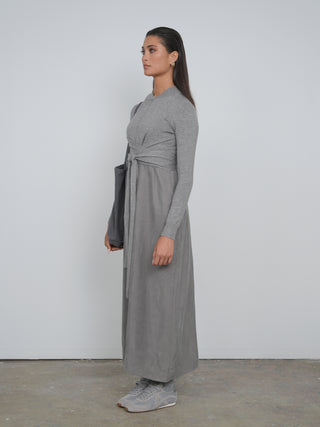 Point Mandarin Wrap Top