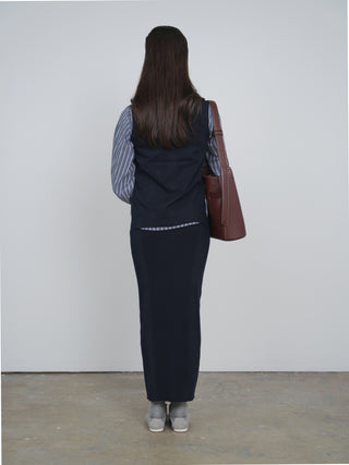 Point Knit Hi Lo Vest