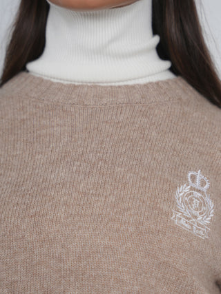 Point Fine Knit Crew