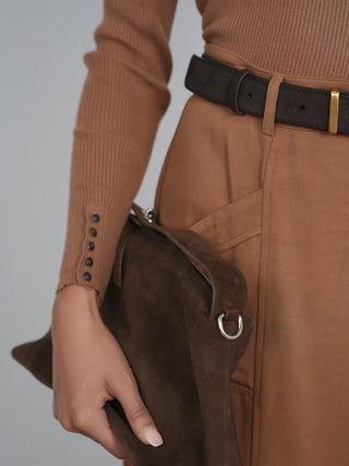 Point Scallop Knit Sweater