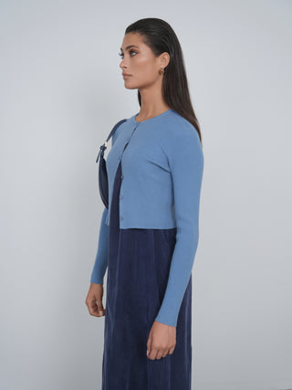 Point Knit Cropped Cardi