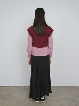 Point Brushed Seam Skirt