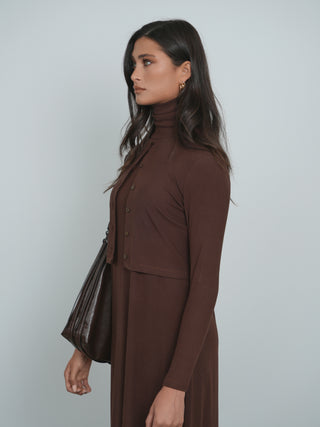 Point Jersey Rib Classic Cardi