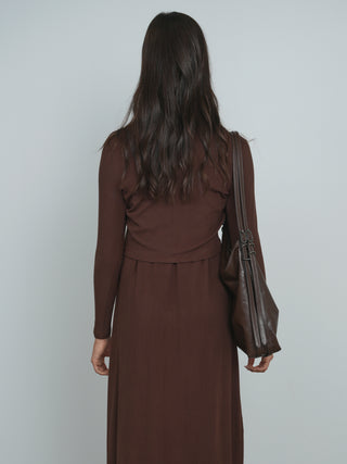 Point Jersey Rib Classic Cardi