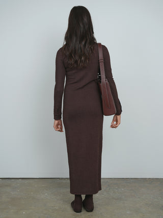 Point Textured Knit Dress