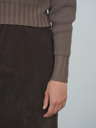 Point Chunky Dolman Sweater