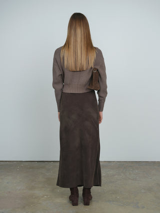 Point Chunky Dolman Sweater