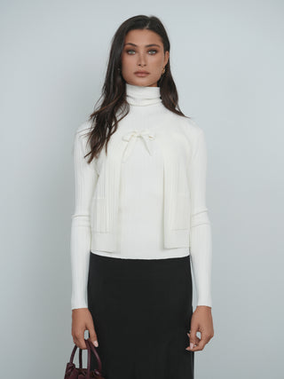 Point Luxe Tie Cardi