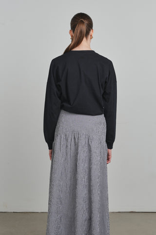 POINT PRINTED BOYFRIEND TEE