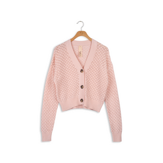 KM Pointelle Cardigan