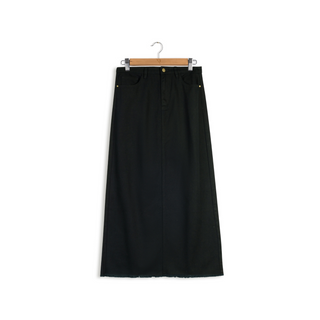 hd classic denim maxi skirt
