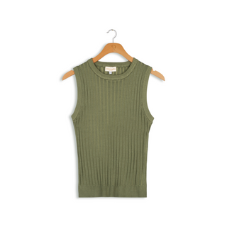 cinnamon basic crew tank