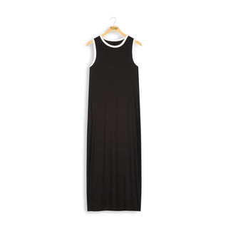 point tennis ribbed dress