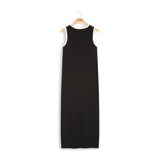 point tennis ribbed dress