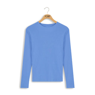 Point long sleeve classic crew