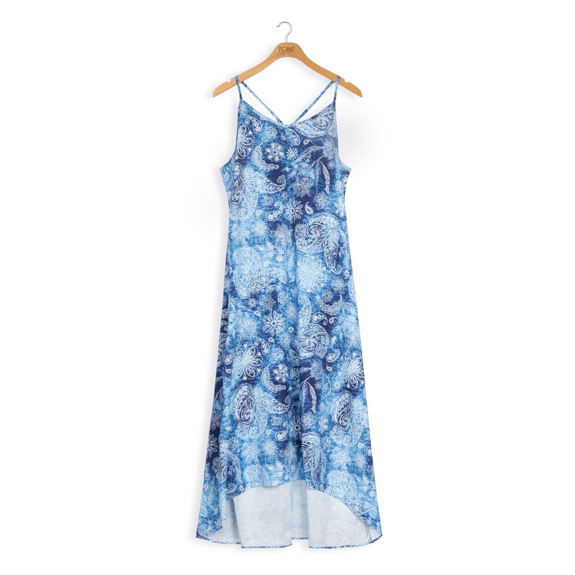 Point hi low slip dress The Gallery Collection Point hi low slip dress The Gallery Collection