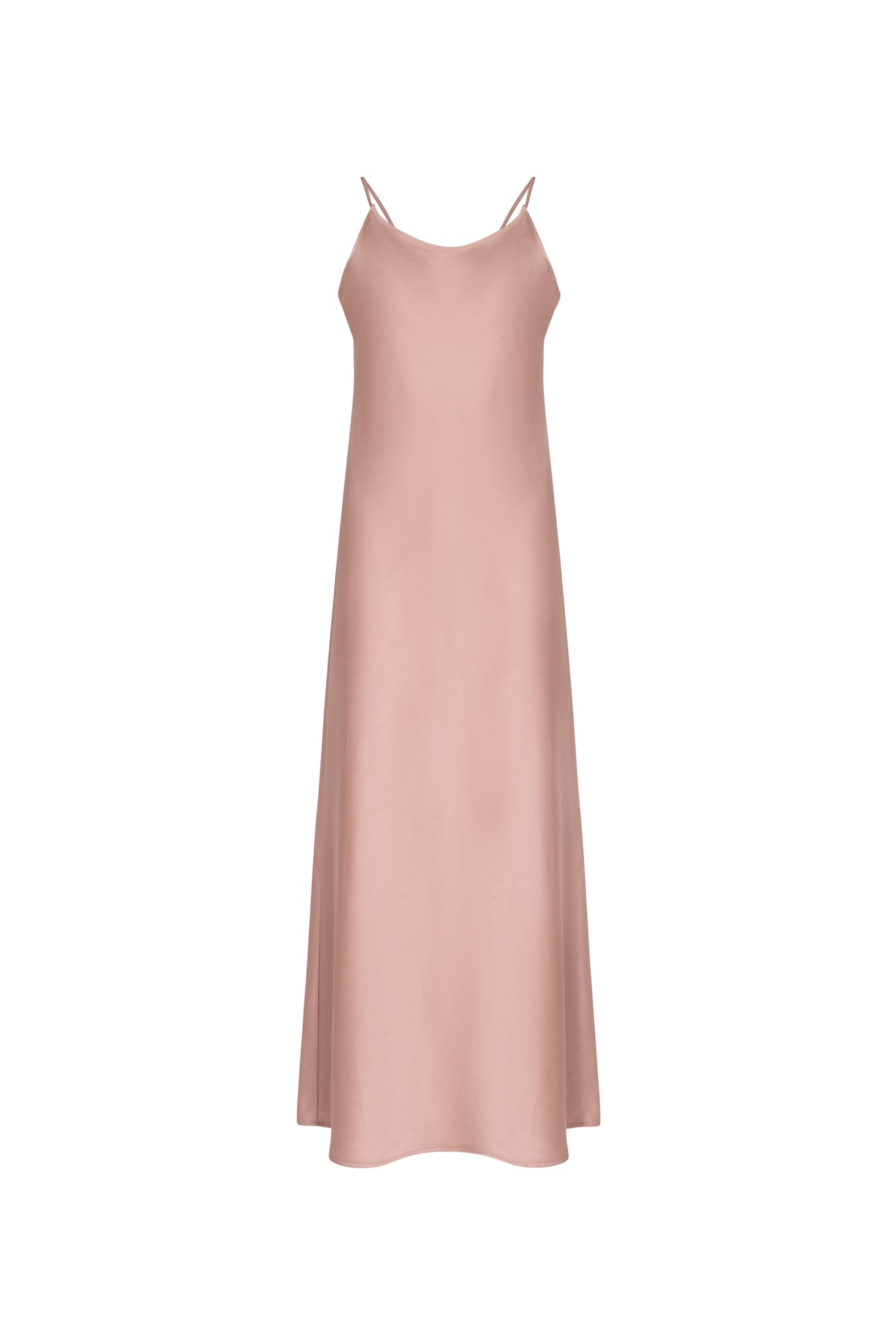 Point Satin Straight Slip Dress The Gallery Collection Point Satin Straight Slip Dress The Gallery Collection