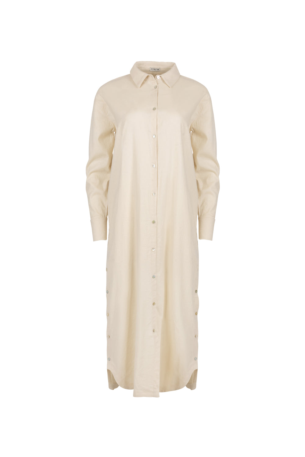 point linen shirt dress Point Linen Shirt Dress