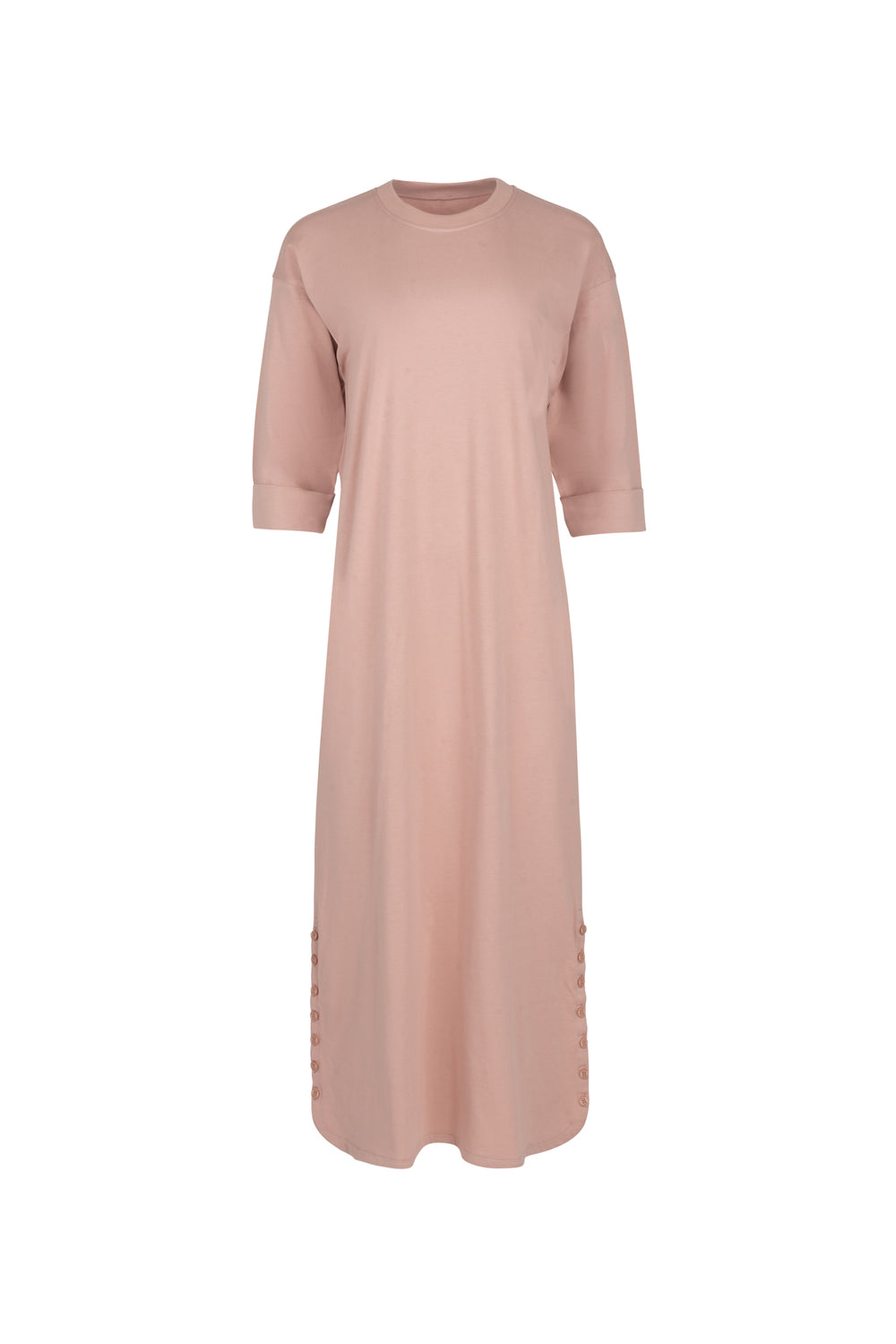 3 4 sleeve t shirt dress Point 3/4 Maxi Ivory Satin Empire Waist shirt dress is your COLLECTION23 Size:US 13