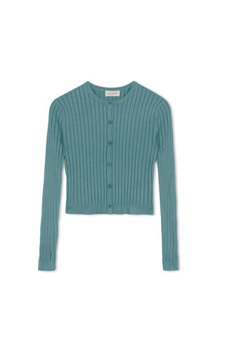 Cinnamon Ribbed Cardi