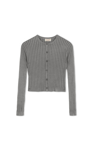 Cinnamon Ribbed Cardi