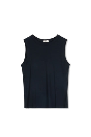 POINT CREW NECK TANK