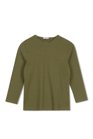 POINT 3/4 SLEEVE V NECK TEE