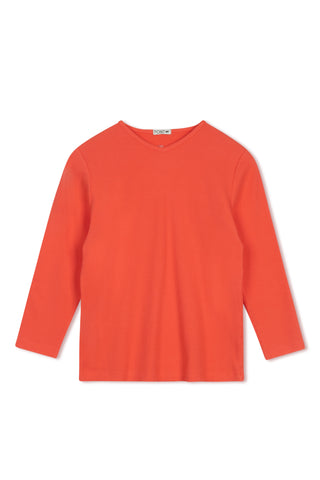 POINT 3/4 SLEEVE V NECK TEE