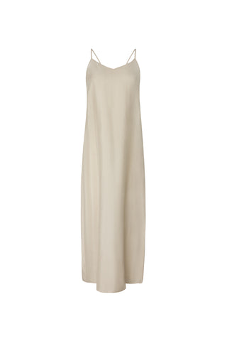 POINT BRUSHED A-LINE DRESS