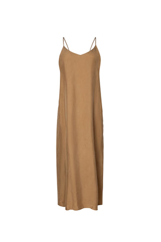 POINT BRUSHED A-LINE DRESS