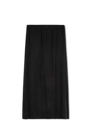 POINT BRUSHED A-LINE SKIRT