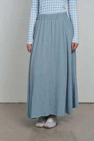 POINT LINEN PANEL SKIRT