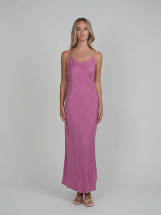 POINT BRUSHED STRAIGHT DRESS