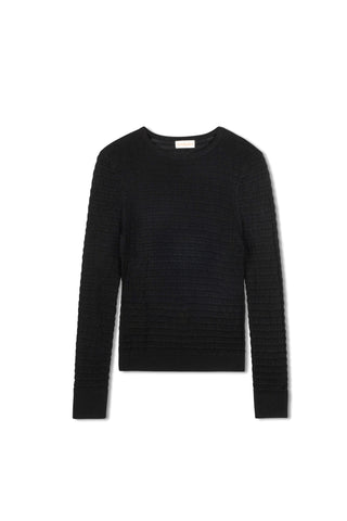 Cinnamon Bubble Knit Classic Crew