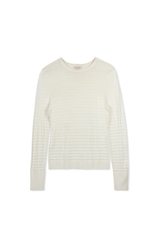 Cinnamon Bubble Knit Classic Crew